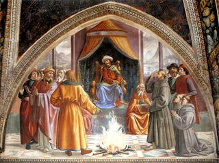 Test of Fire Before the Sultan (Sassetti Chapel)