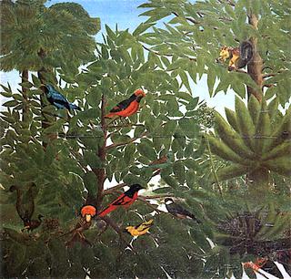 Birds in an Exotic Landscape