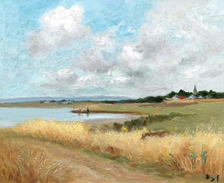 Wheatfield by the sea