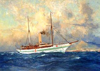 SY 'Erin' as a Hospital Ship