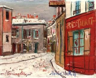 Rue Norvins in Montmartre