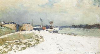 River Landscape, Winter
