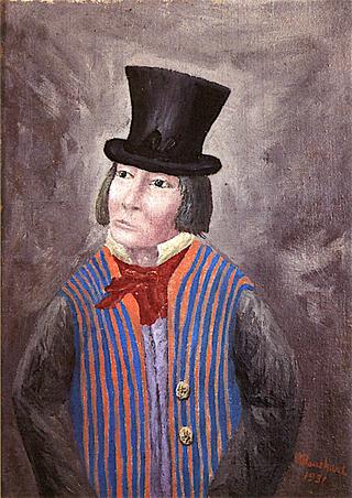 Portrait of a Man in a Top Hat