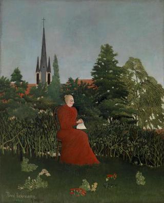 Portrait of a Woman in a Landscape