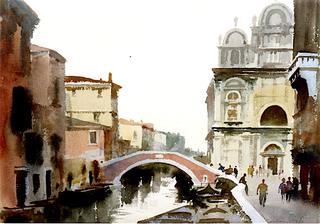 Bridge near San Zanipolo, Venice