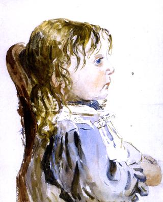 Girl in a Pinafore