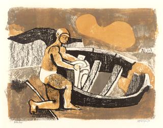 Figure with a Boat