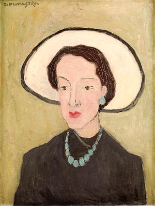 Portrait of the Artist's Wife in a White Hat