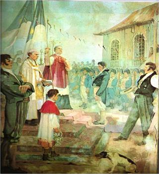 Blessing of the Flags of the 1817 Revolution