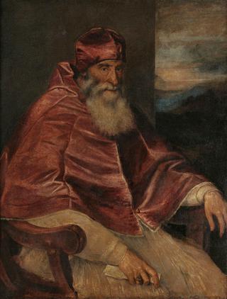 Portrait of Pope Paul III with ‘Camauro’