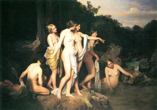 Women Bathing at the Brook