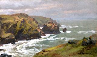 View of Mullen Cove from the Artist's Window, Cornwall, England