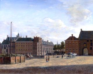 The Plaats with the Binnenhof and the Gevangenpoort, The Hague