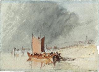 Boats on the Loire, Possibly near Ingrandes