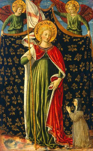 Saint Ursula with Two Angels