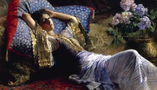 Reclining odalisque