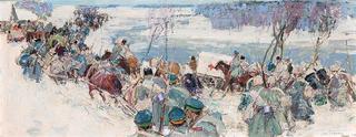 Troops in Winter