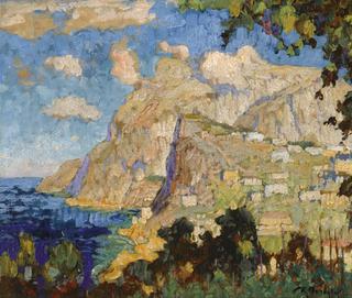 A View of Monte Solaro, Capri