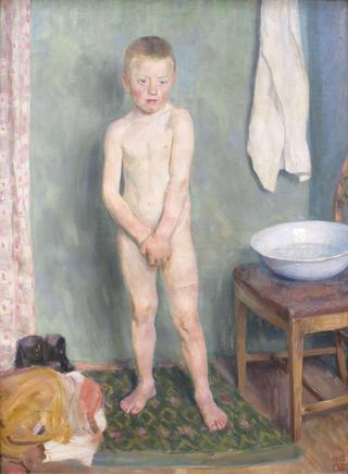 The Boy by the Washbasin