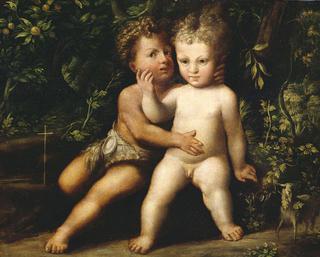 The Infant Christ and Saint John Embracing