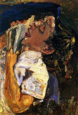Woman Asleep over a Book