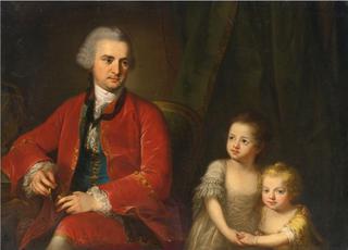 Portrait of John Apthorp of Boston and his daughters