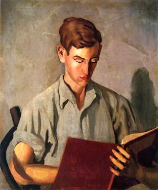 Young Boy Reading