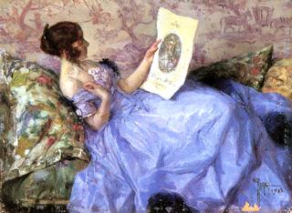 Girl in a Blue Dress