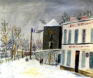 The Moulin de la Galette in Montmartre