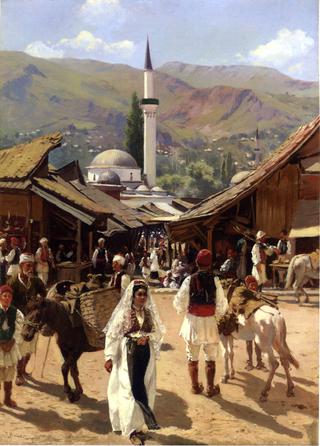View of Bascarsija, Sarajevo