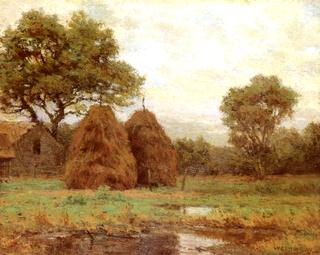 Haystacks, New York State Landscape