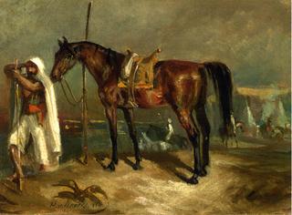 An Arab beside his Horse