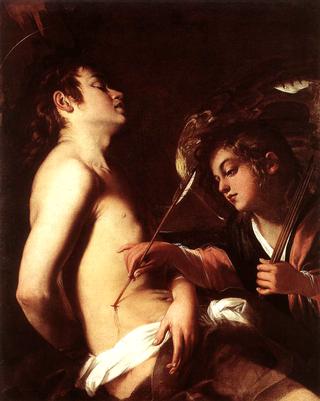 Saint Sebastian Healed by an Angel