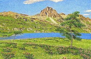 Early Summer Landscape in Engadin