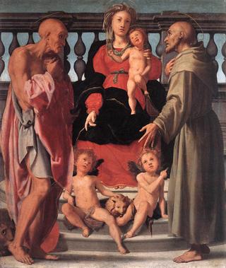 Madonna and Child with Two Saints