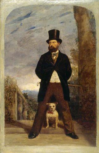 Self Portrait with His Dog, "Madame Sacchi"