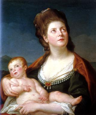 Portrait of Mary, Duchess of Gloucester with her Son William Frederick