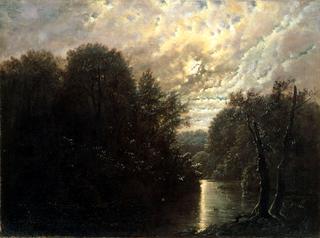 River Landscape in the Rosental near Leipzig