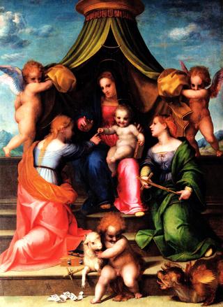 The Mystical marriage of Saint Catherine