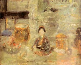 Still Life with Japanese Doll