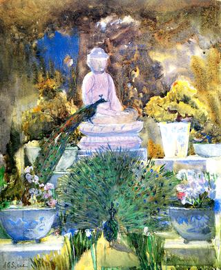 Peacocks and Bodhisattva, Boston