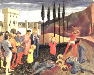 Beheading of Saint Cosmas and Saint Damian (San Marco Altarpiece)