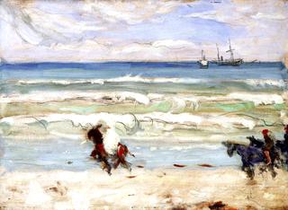Beach Scene, Tangier