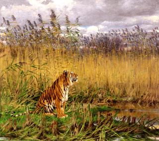 A Tiger in a Landscape