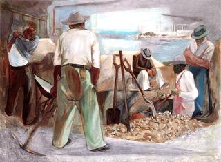 Construction of the Roosevelt Highway