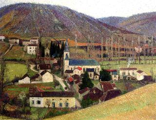 View of Labastide in Gray Weather