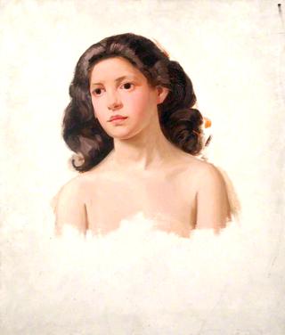 Portrait of a Girl with Bare Shoulders
