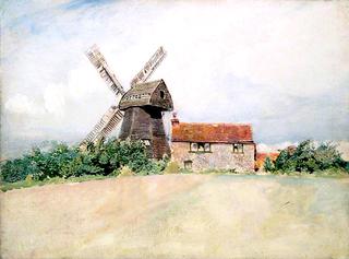 Shiremark Windmill, with Mill Cottage on Bonet's Farm, Capel, Surrey