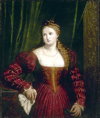 Portrait of a Woman Holding a Handkerchief