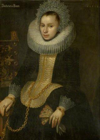 一位不知名的女士的肖像，写作为比龙公爵夫人